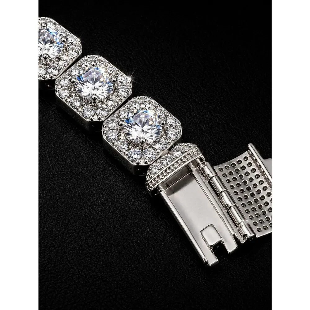 Silver Ice Tray Bracelet